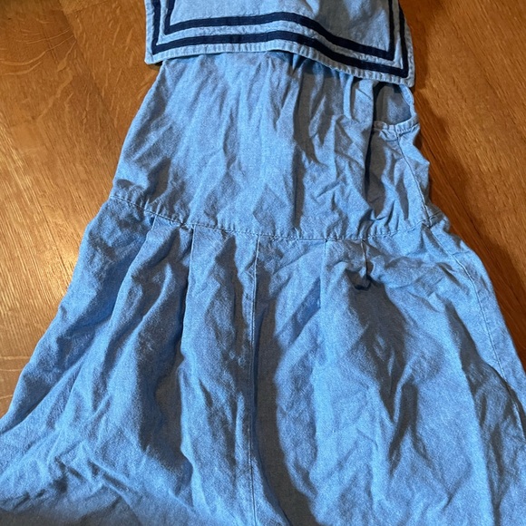Cute blue “sailor” Romper - Picture 6 of 6